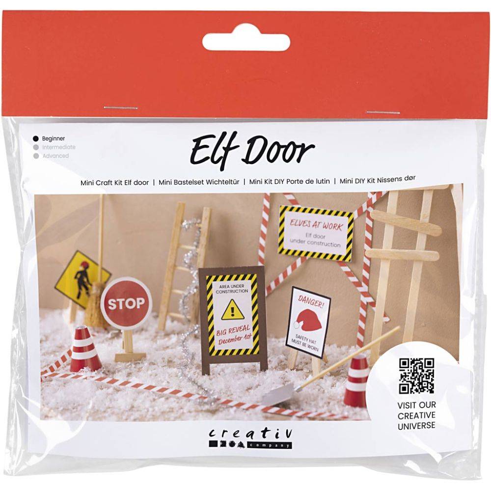 Nissedörr byggarbete DIY-kit komplett förpackning