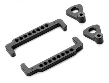 Composite LiPo Battery Backstop for Bent Sides Chassis (2+2)