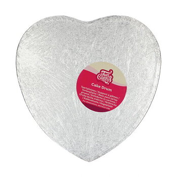 Tårtfat Hjärta Silver 27,5 cm