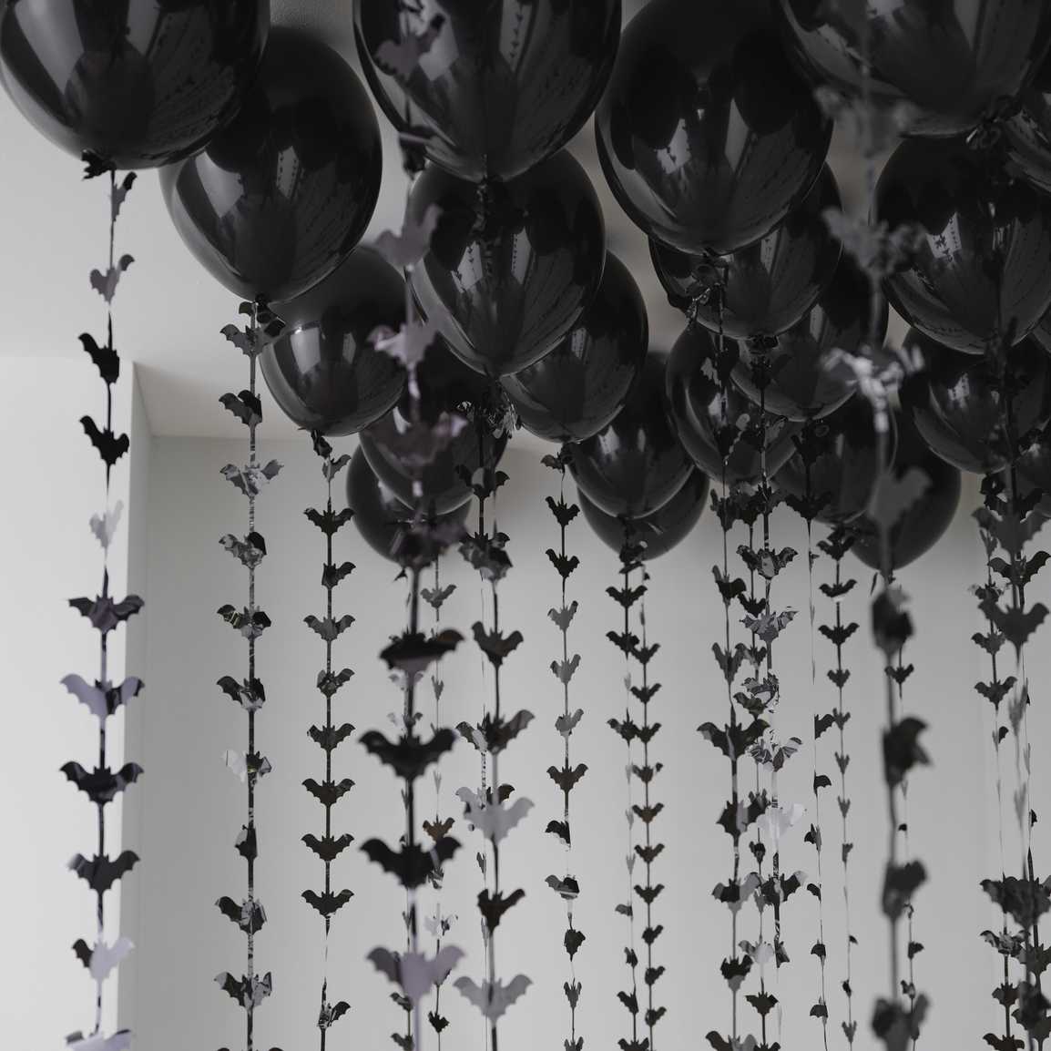 Halloween Ballongtak Svart 