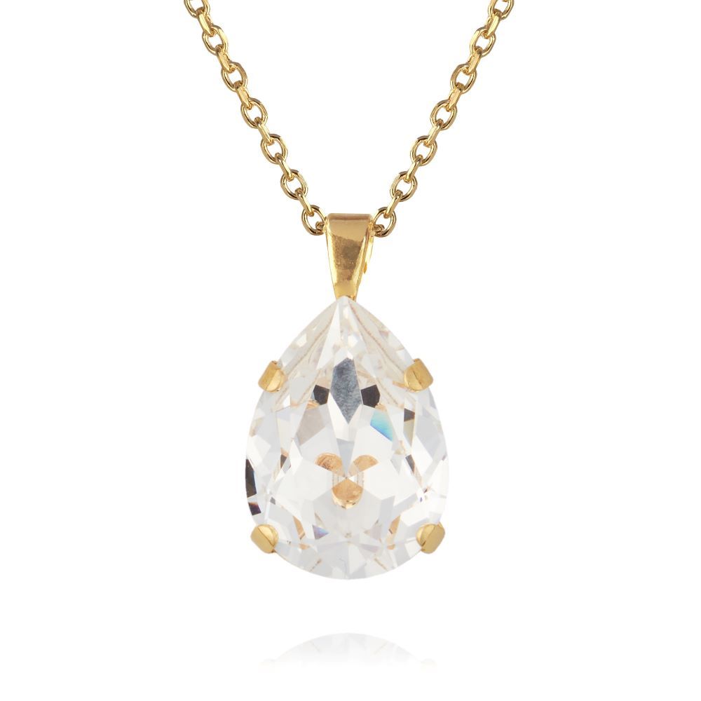 Caroline Svedbom Classic Drop halsband guld crystal