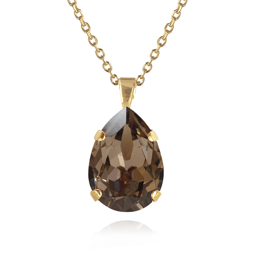 Caroline Svedbom Classic Drop halsband guld greige