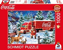 Coca Cola - Classic  Christmas Truck 1000 Bitar Schmidt