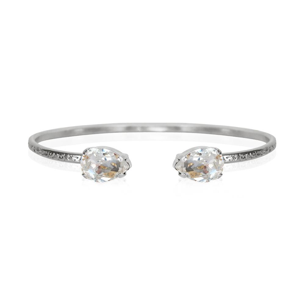 Caroline Svedbom Petite Drop armband rhodium crystal