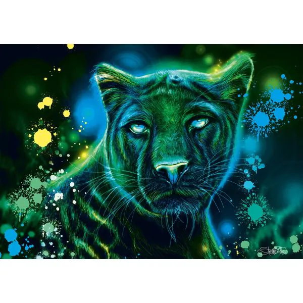 Neon Blue Green Phanter 1000 Bitar Schmidt