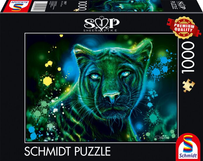 Neon Blue Green Phanter 1000 Bitar Schmidt - 2