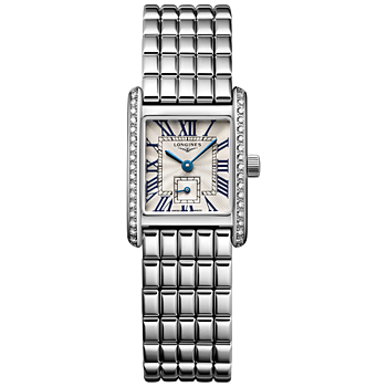L5.200.0.71.6 Longines Mini DolceVita romerska siffror diamant bezel  21,50 X 29,00  
