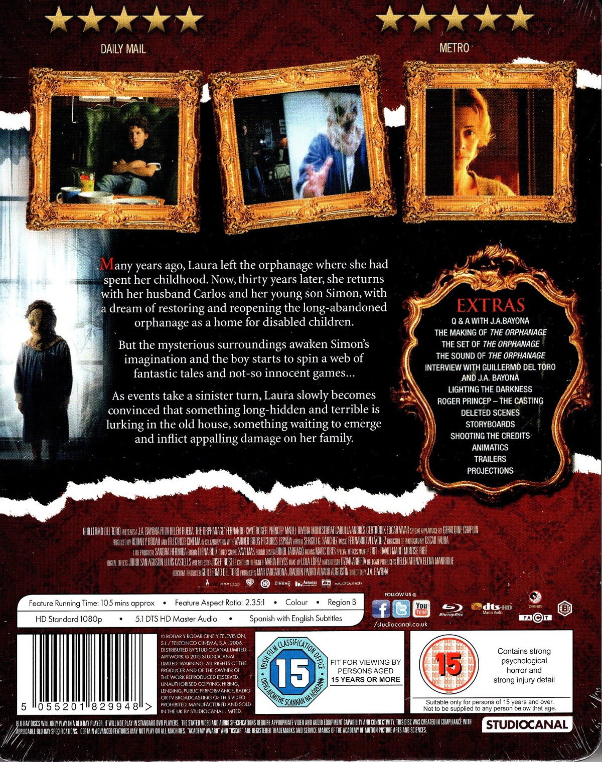 The Orphanage (Steelbook) (ej svensk text) (Blu-ray) - 2