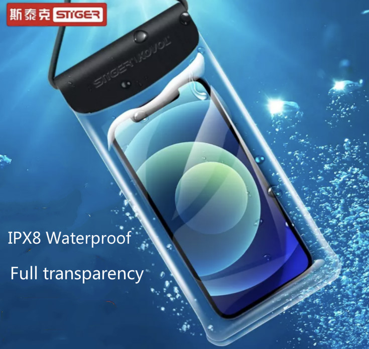 IPX8 Waterproof Mobile Phone Bag vattentät mobiltelefonväska