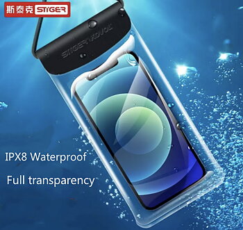 IPX8 Waterproof Mobile Phone Bag vattentät mobiltelefonväska