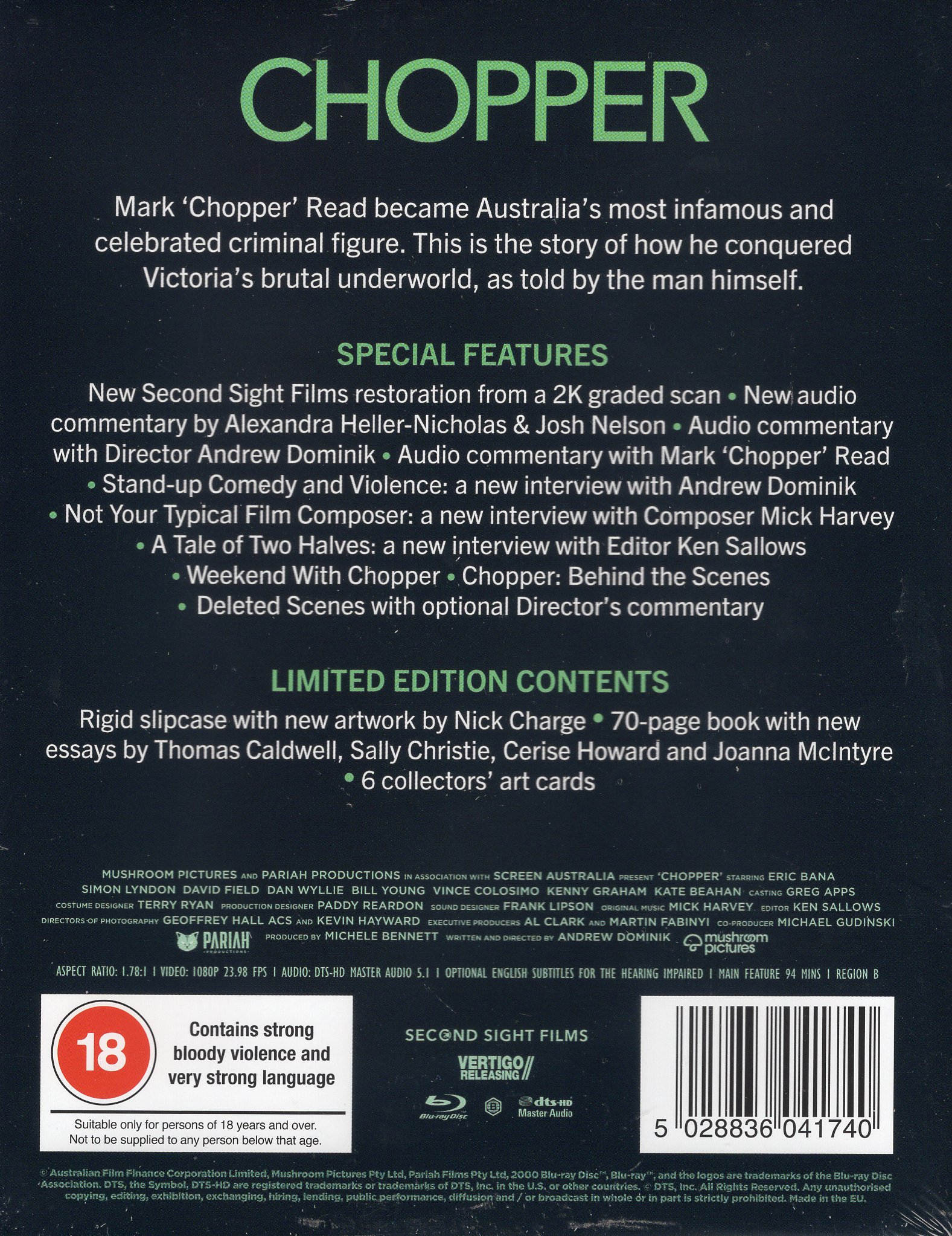 Chopper (Limited Edition) (ej svensk text) (Blu-ray) - 2