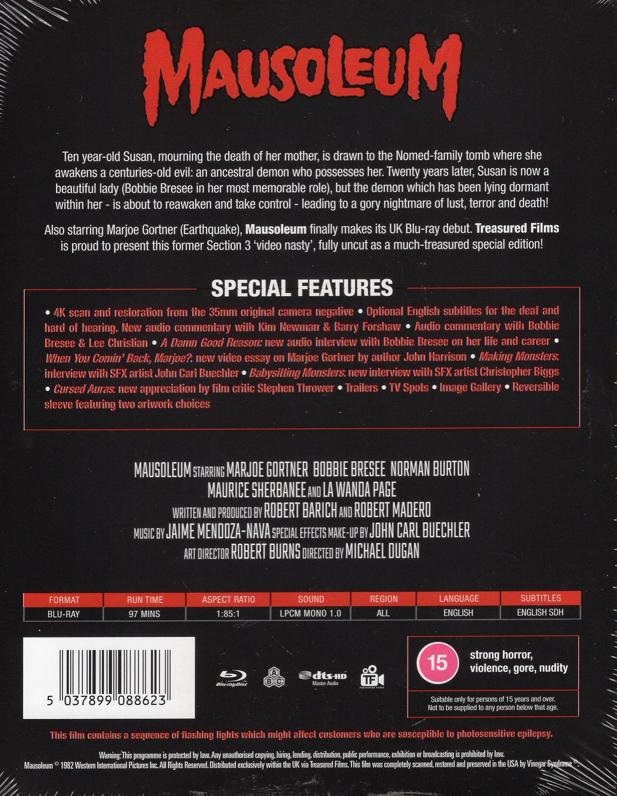 Mausoleum (Limited Edition) (ej svensk text) (Blu-Ray) - 2