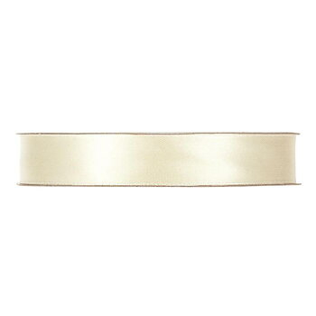 Satinband 15 mm - creme 1 m