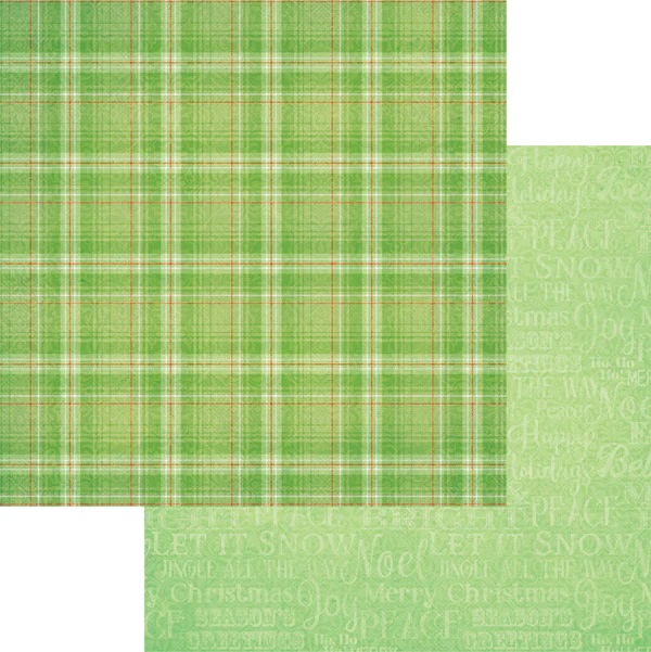 Elizabeth  -  Printed Cardstock - Holly Jolly Christmas 12x12 - 2