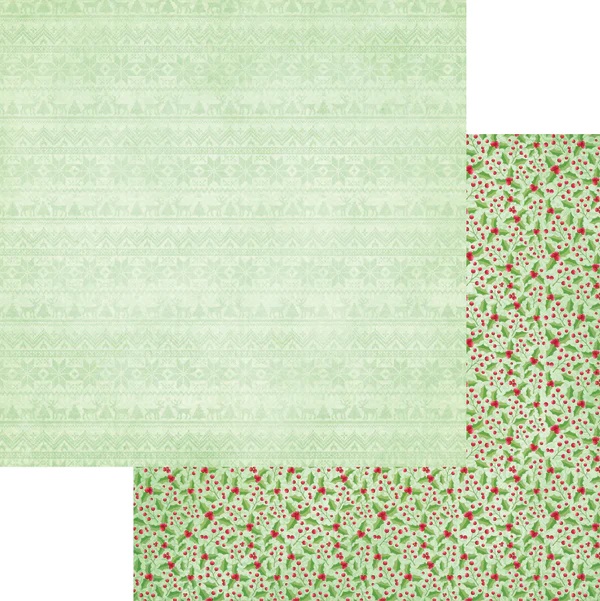 Elizabeth  -  Printed Cardstock - Holly Jolly Christmas 12x12 - 5