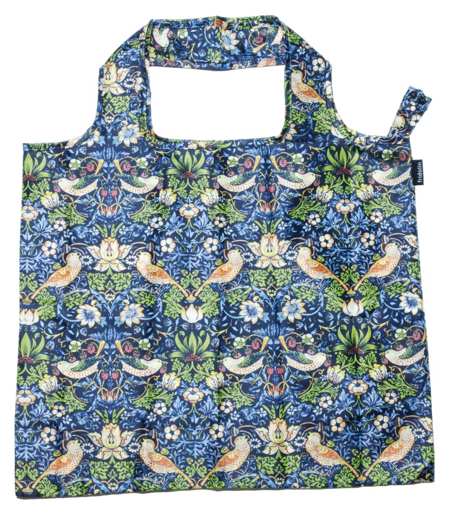 Eco bags, William Morris, Strawberry thief, Bordsdisplay med 12 st. - 3