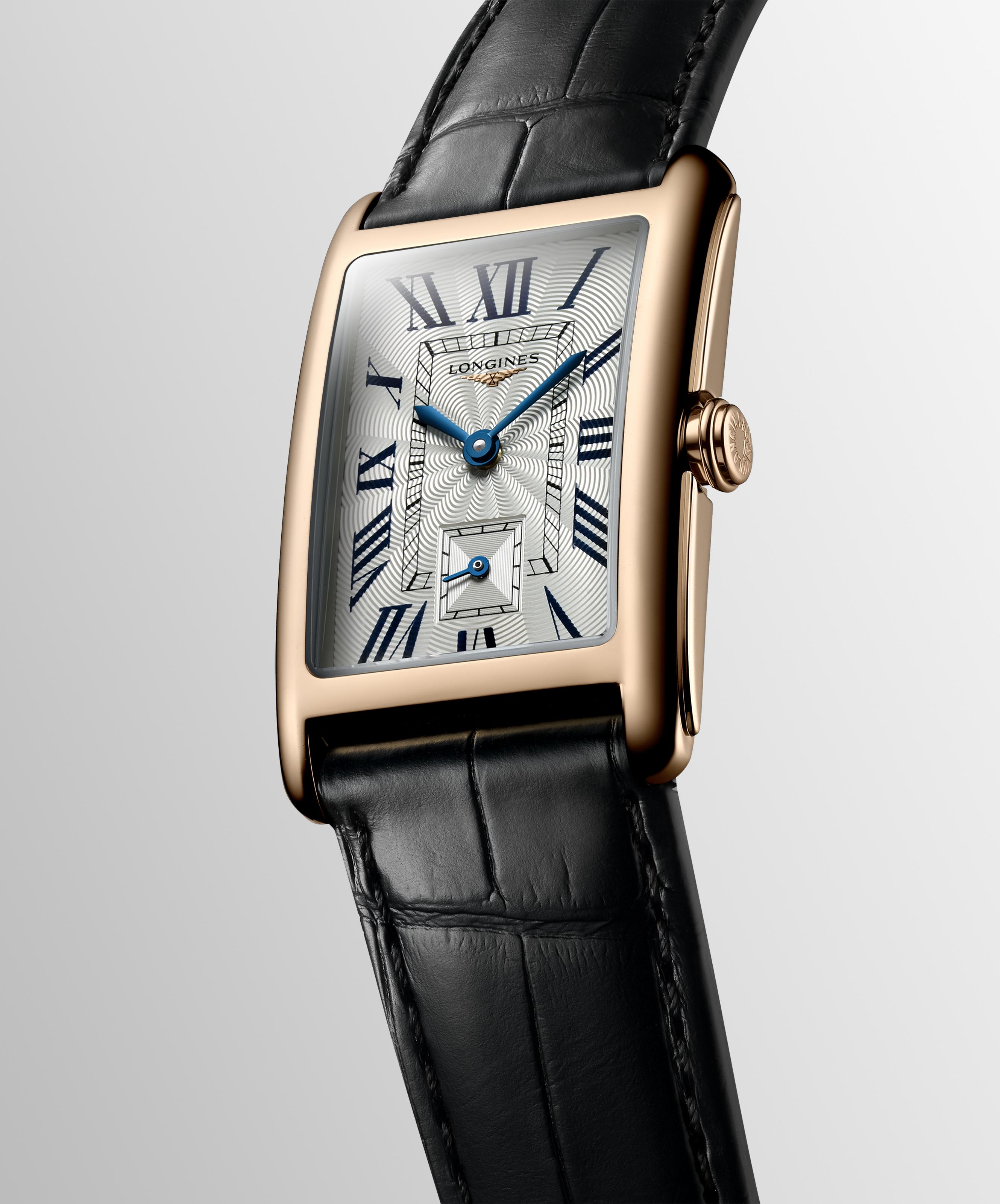 L5.512.8.71.0 Longines DolceVita romerska siffror 23,00 X 37,00 18 k rosé guld