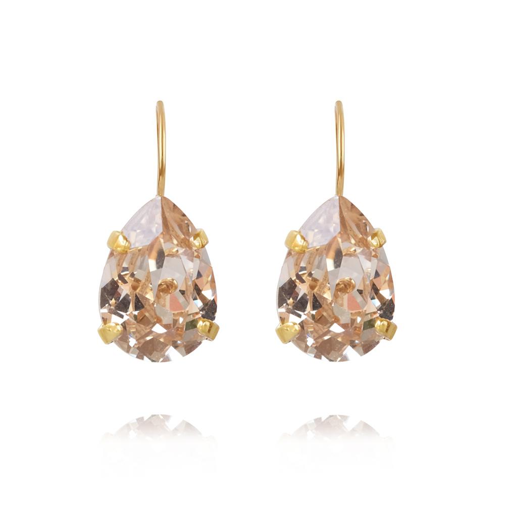 Caroline Svedbom Mini Drop Clasp örhänge guld silk