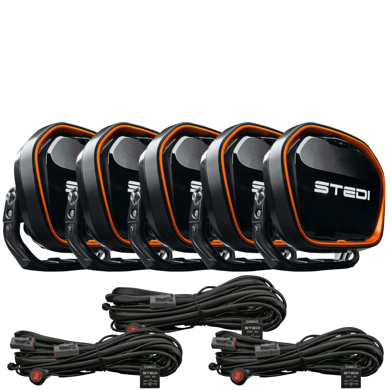 STEDI TypeX EVO 8.5 LED Driving Lights 5pack STEDI Europe