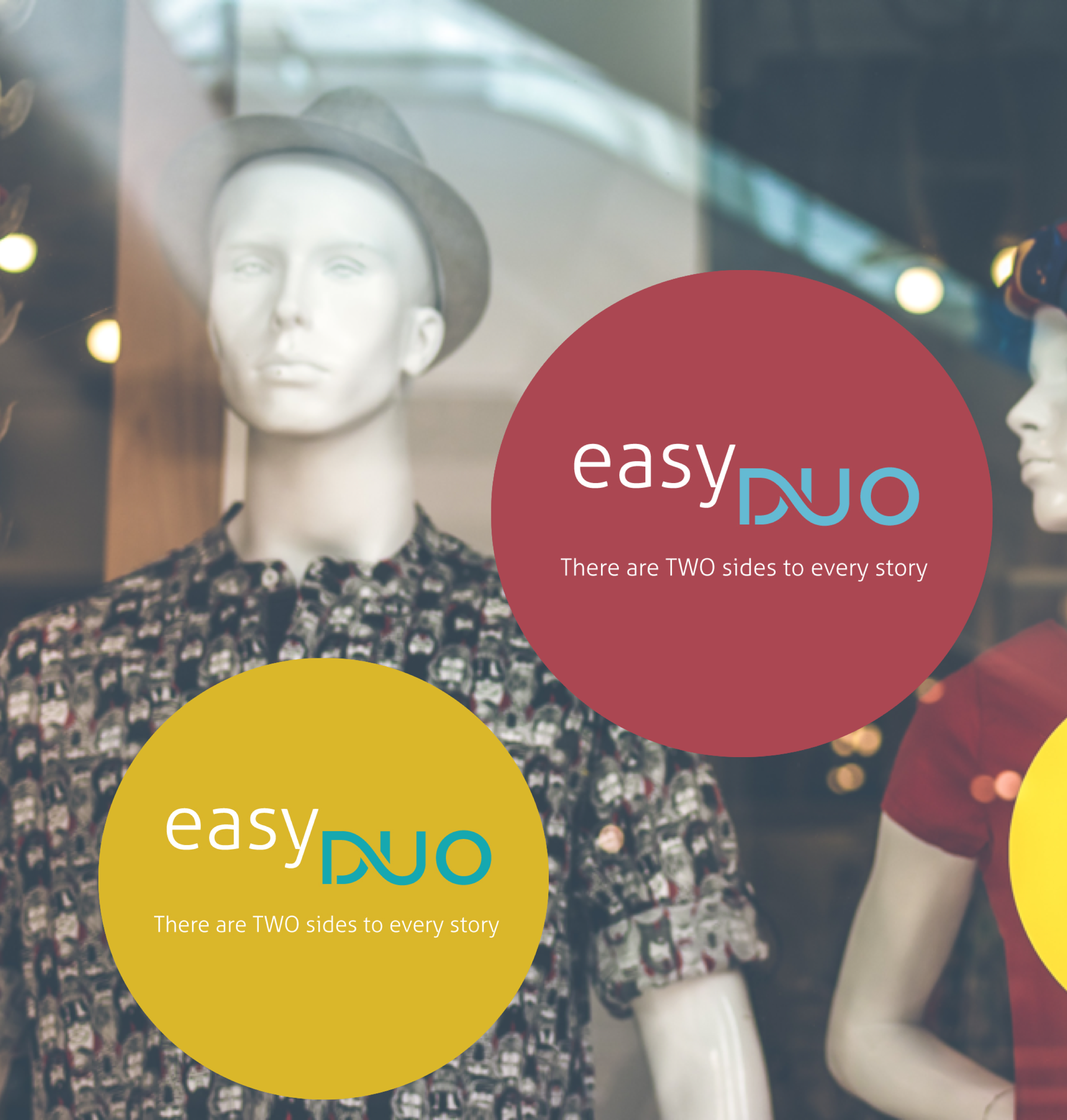 Easy Duo blockout dekal Ø 40cm