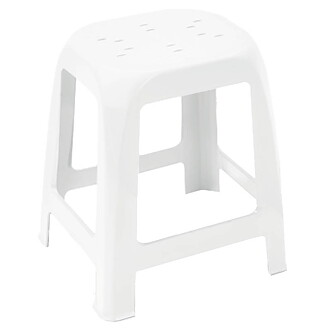 Pall 30 x39 cm h.35 cm vit plast