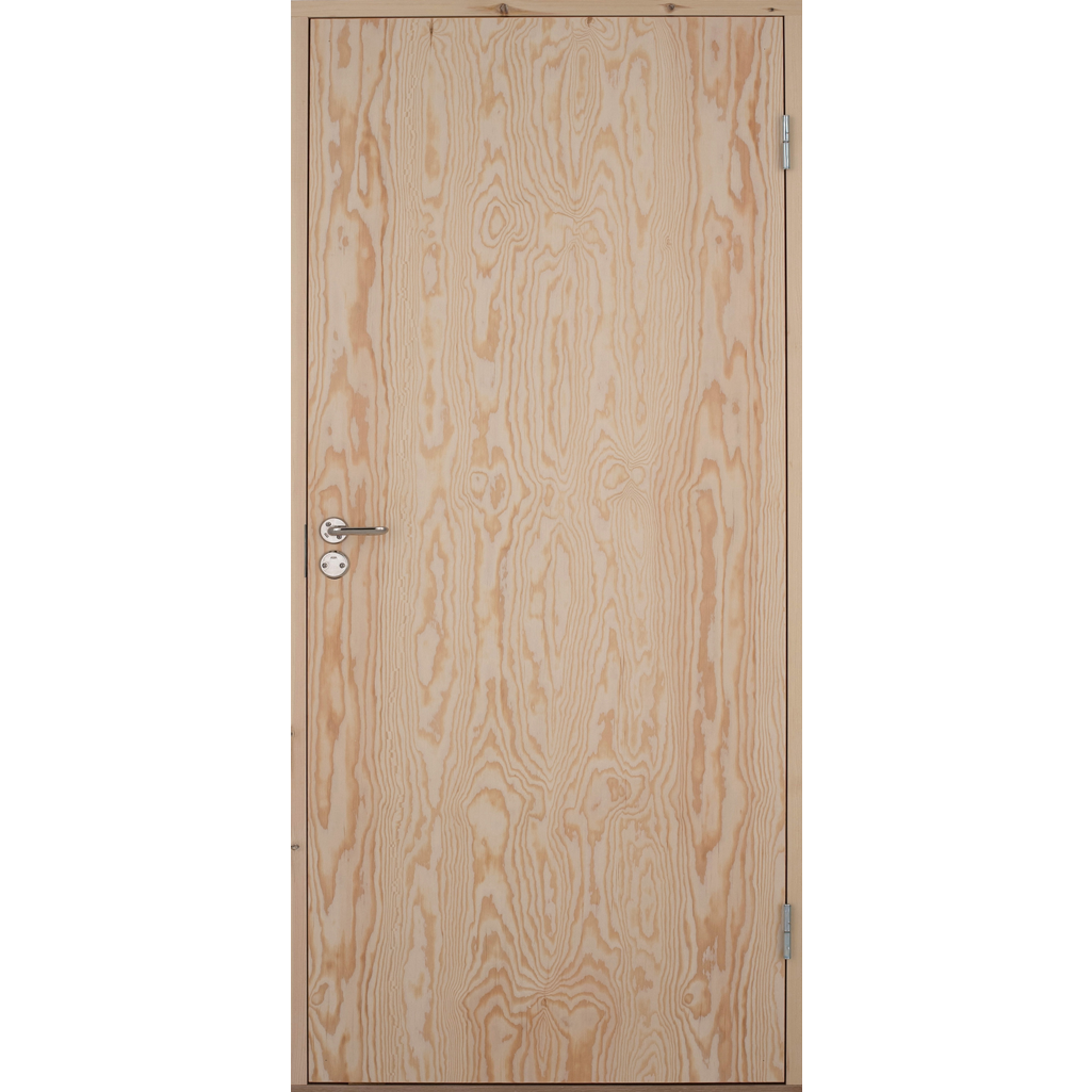 Innerdør Plywood Bolig har en glatt kryssfinér av furu