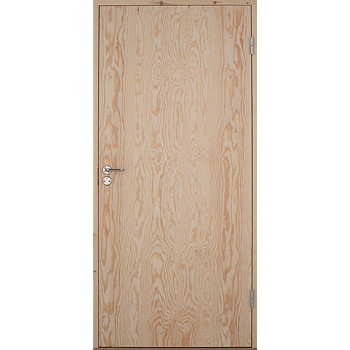 Innerdør Plywood Bolig har en glatt kryssfinér av furu