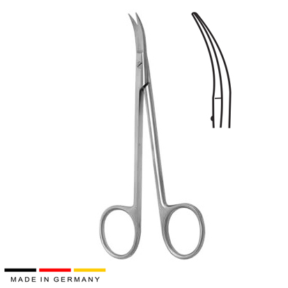 B.Braun® Quinby Delicate Scissors Curved 130mm