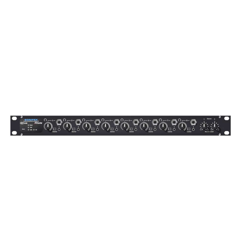 Sonifex - AVN-AH8, 8ch hörlursförstärkare med Dante - 2