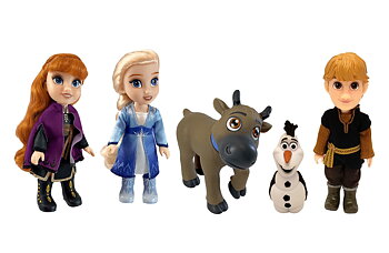 Frozen 2 lekset 5 dockor 15cm