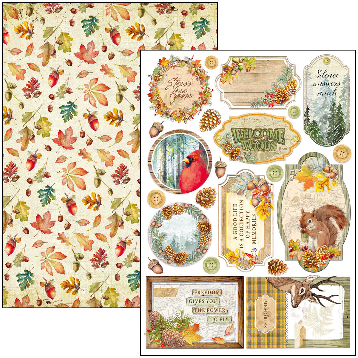 Ciao Bella - INTO THE WILD - Paper Pad A4 9 dubbelsidiga ark - 3