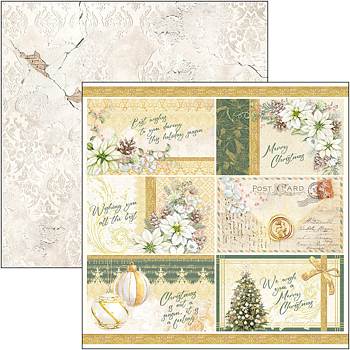 Ciao Bella - SPARKLING CHRISTMAS - PAPER PAD 12"X12" - 12 olika dubbelsidiga ark