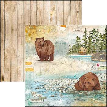Ciao Bella - INTO THE WILD - PAPER PAD 12"X12" - 12 olika dubbelsidiga ark