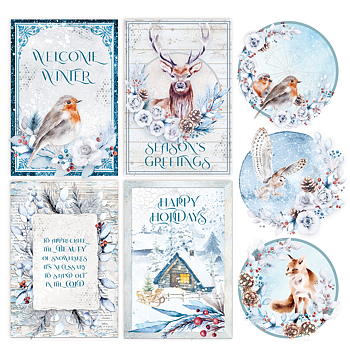 Ciao Bella - Vellum WINTER JOURNEY - Fussy cut 6x6
