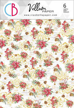 Ciao Bella - Vellum DEAR SANTA - Paper patterns A4 6/PKG