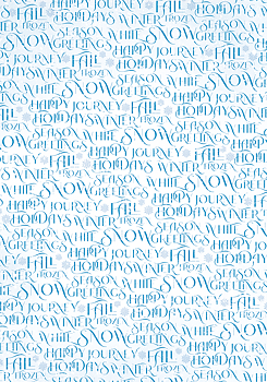 Ciao Bella - Vellum WINTER JOURNEY - Paper patterns A4 6/PKG