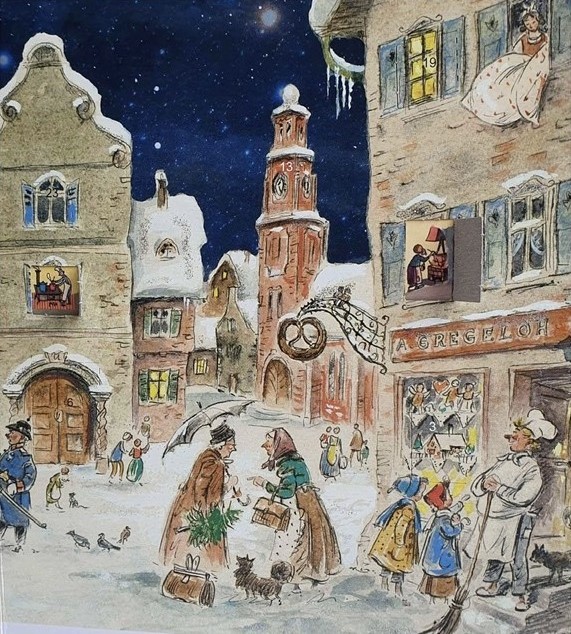Adventskalender Torg 1954 - 6
