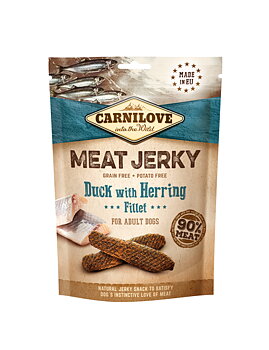 Carnilove Meat Jerky Duck with Herring Fillet 100g
