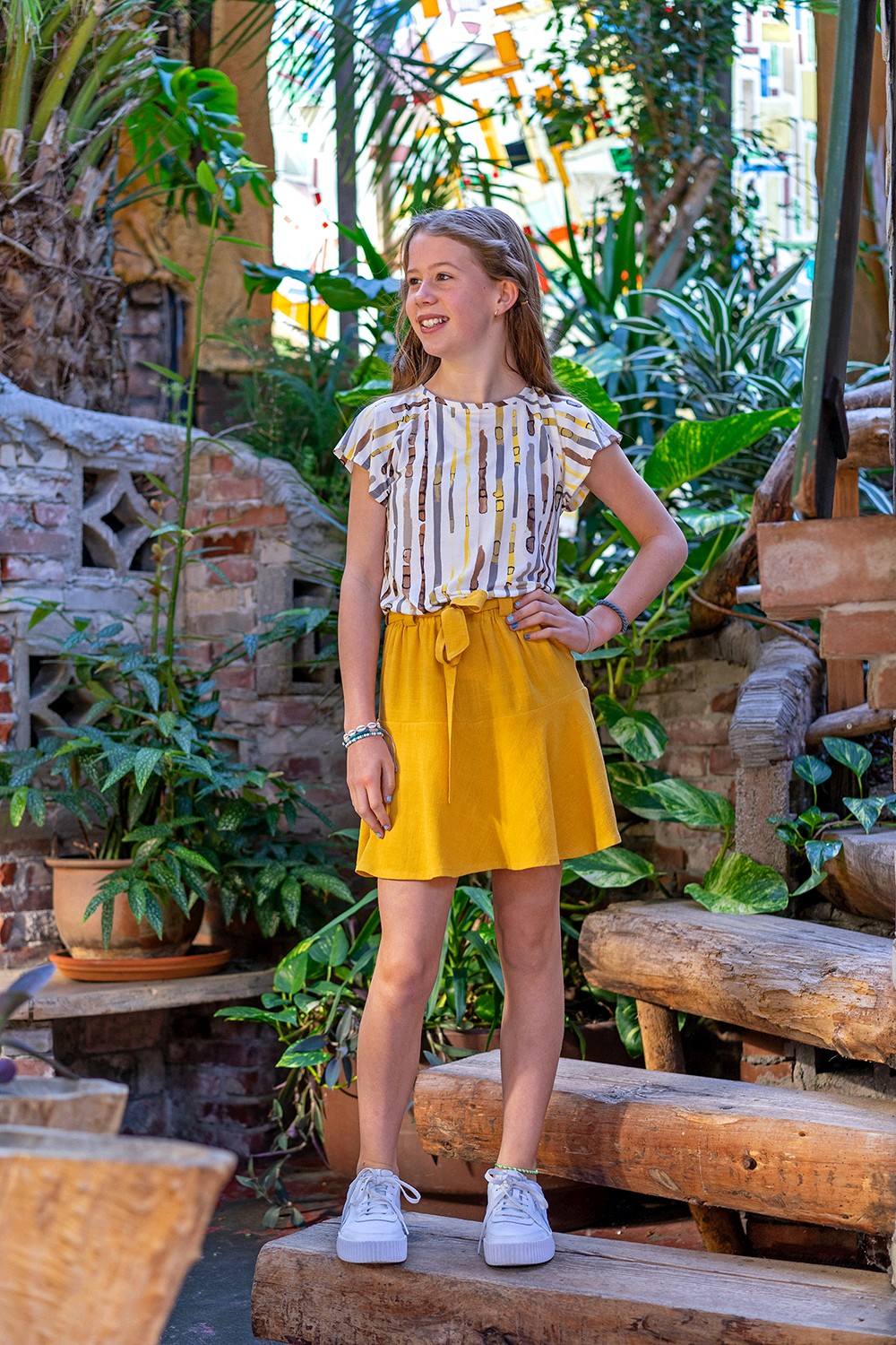 VISCOSE/LINNEN SLUB - MUSTARD - 6
