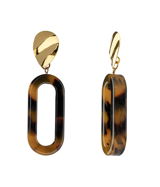 By Jolima Lollo Earring, brown gold - 2