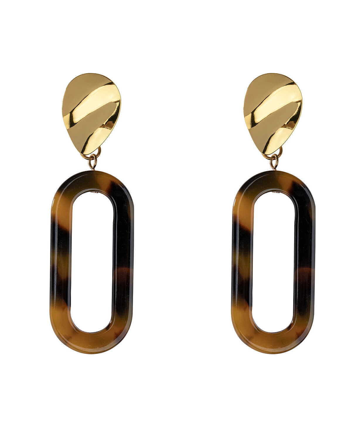 By Jolima Lollo Earring, brown gold