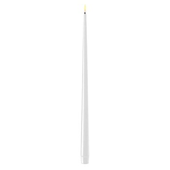 DELUXE HOMEART LED Herrgårdsljus Vita 38cm 2-pack
