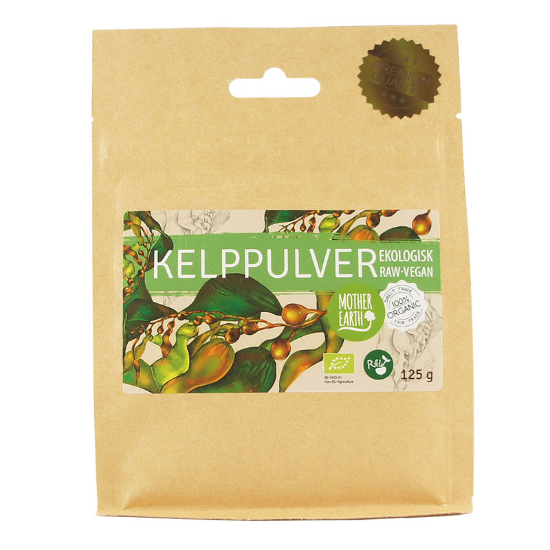Kelppulver raw&eko 125g - Mother Earth
