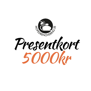Gift card 5.000 kronor.