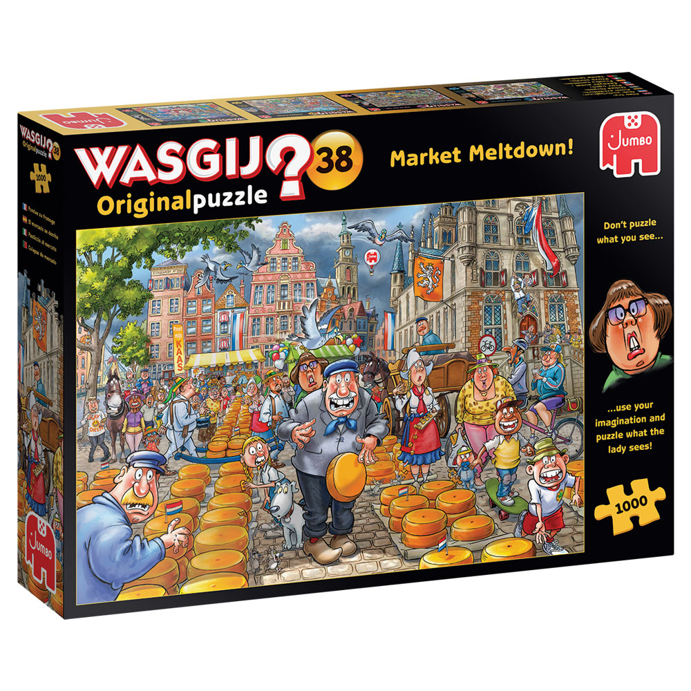 Wasqij Original puzzle Market meltdown palapeli 1000 palaa