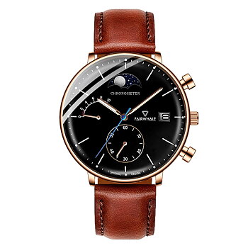 Mark Fairwhale Sirius Black Brown Leather