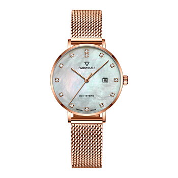 Mark Fairwhale Piscean Rose Pearl Mesh