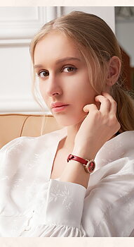 Mark Fairwhale Martian Rose Red Leather