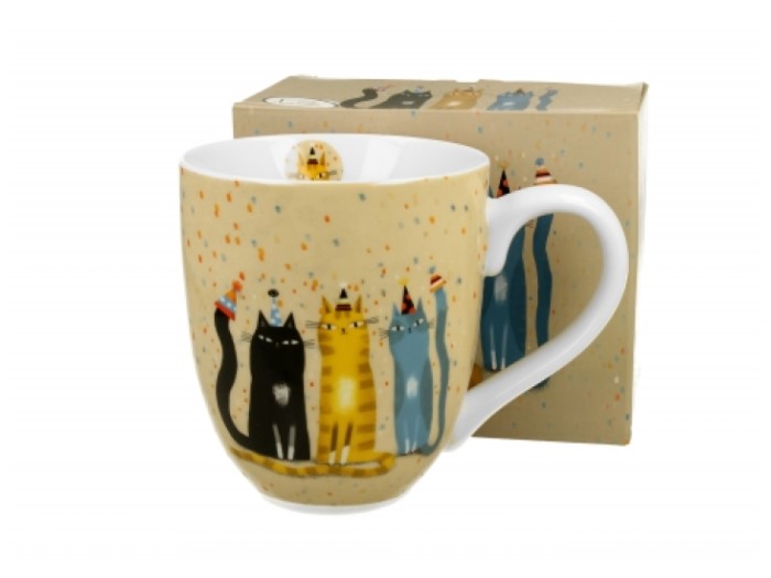 Jumbomugg XXL 1 liter - Cat Party