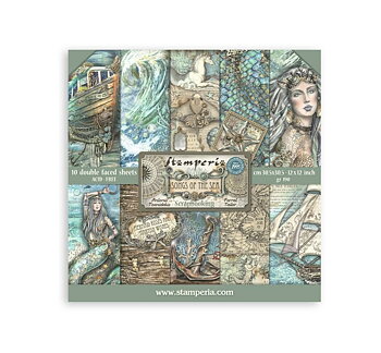 Stamperia Paper Pad 12X12 - Songs of the Sea